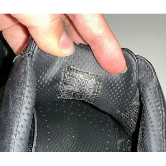 BOSS Hugo Black Leather Mercedes F1 Formula 1 Motor Sport Driving Shoes  Size 10