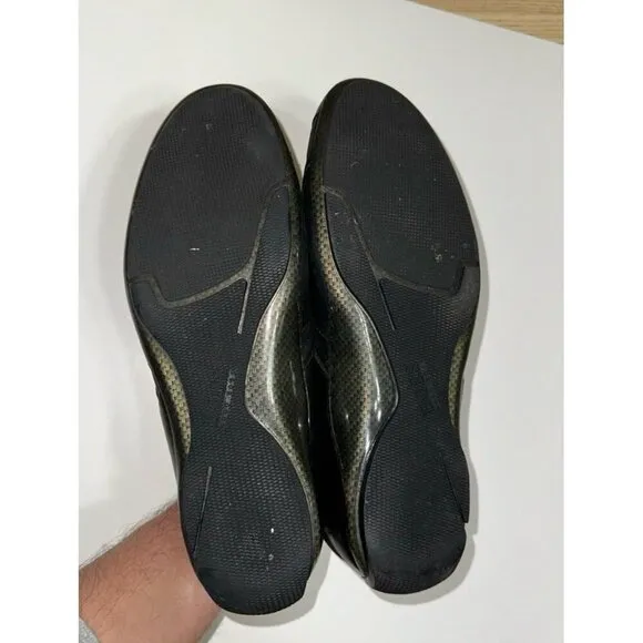 BOSS Hugo Black Leather Mercedes F1 Formula 1 Motor Sport Driving Shoes  Size 10