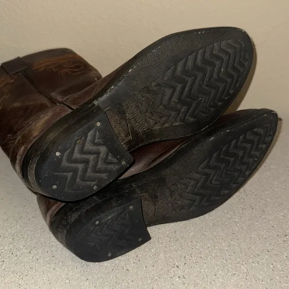 Botas Artillero Vintage Brown‎ Cowboy Boots Women’s Size 8