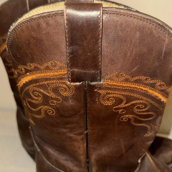 Botas Artillero Vintage Brown‎ Cowboy Boots Women’s Size 8
