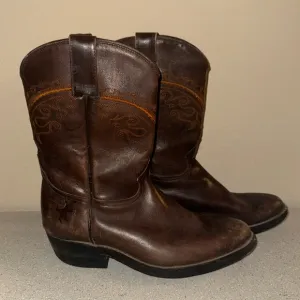 Botas Artillero Vintage Brown‎ Cowboy Boots Women’s Size 8