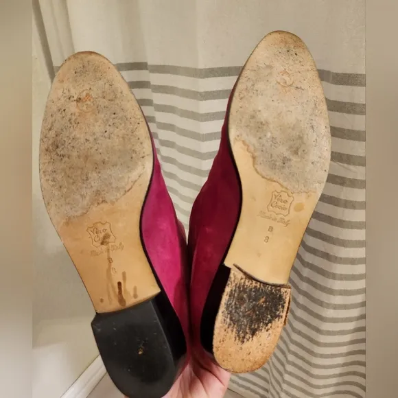 Bottega Veneta vintage pink boots made in Italy 8 b