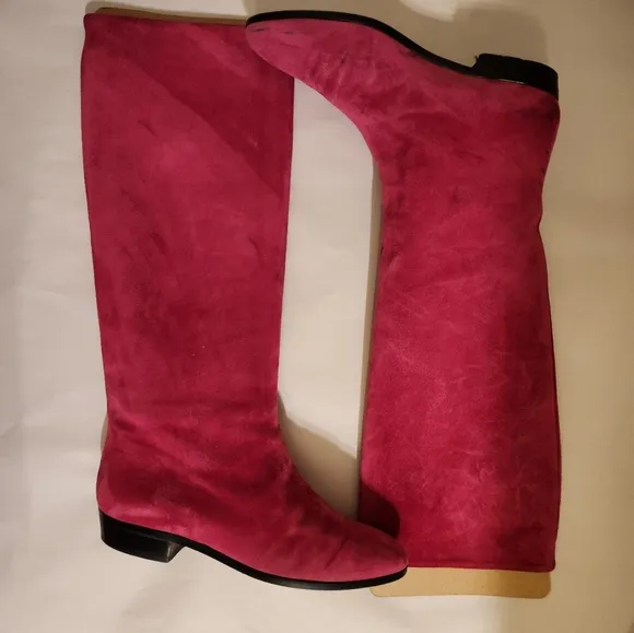 Bottega Veneta vintage pink boots made in Italy 8 b