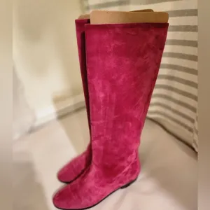 Bottega Veneta vintage pink boots made in Italy 8 b