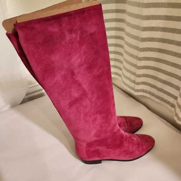 Bottega Veneta vintage pink boots made in Italy 8 b