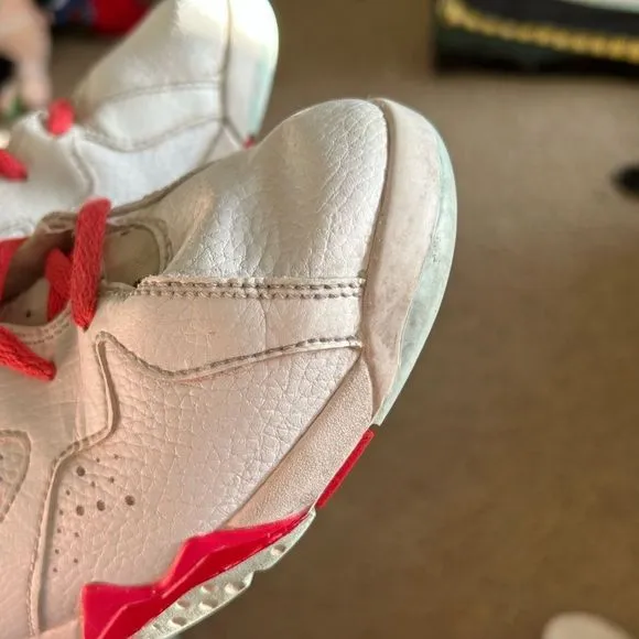 Boys Air Jordan 7 Retro Topaz Mist Shoes