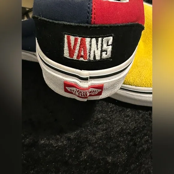Brand New VANS Era Rally Color Block Red Black Yellow Men 6 Women 7.5 NWT