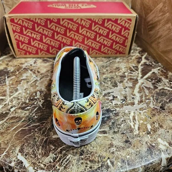 Brand New Vans men's Off The Wall skateboard skeleton shoes size 9.5.    006