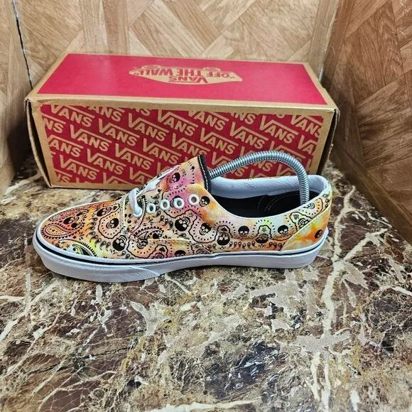 Brand New Vans men's Off The Wall skateboard skeleton shoes size 9.5.    006
