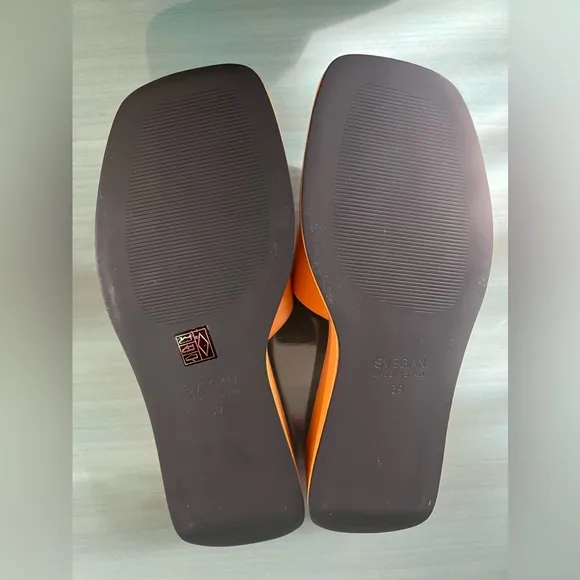 Brand New with box/never been worn. Alohas Janice Spicy Orange Sandals
