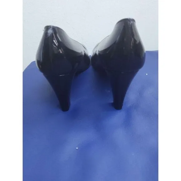 Bruno Magali Women Black &quot;Patent Leather&quot; Made in Italy Pointed Toe Pumps 7.5