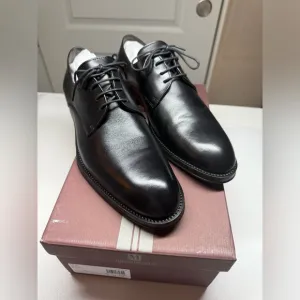 Bruno Magli Men’s Cilo Black Leather Derby Dress Shoes