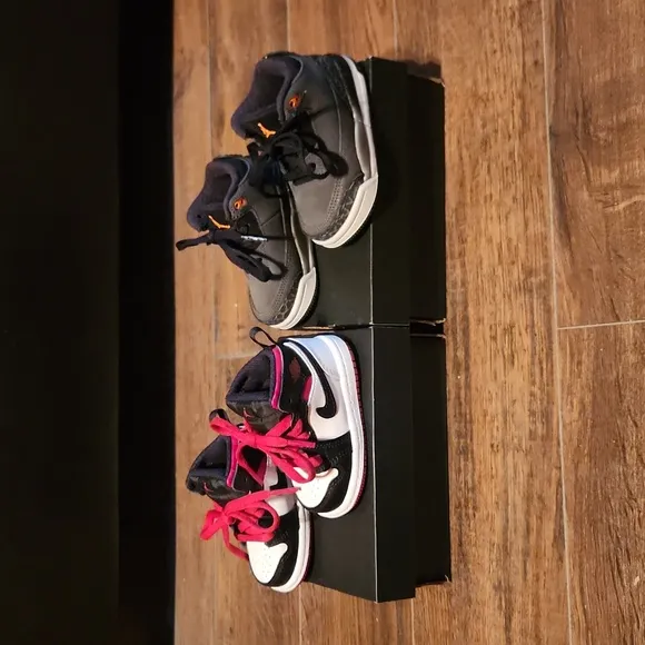 Bundle of Kids Jordan shoes