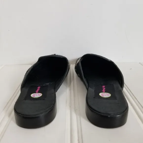 ByPaige Dragonfly Needlepoint Mule Shoes