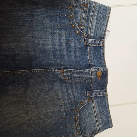 CACHE Vintage Denim Mini Skirt NWT