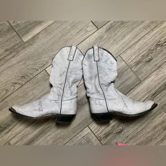 Capezio 🩶 Vintage‎ Leather Cowboy Boots