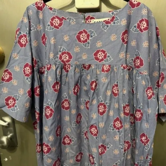 Carleen Boho Floral Tunic Dress