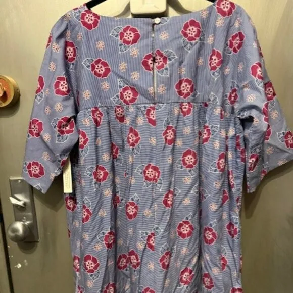 Carleen Boho Floral Tunic Dress