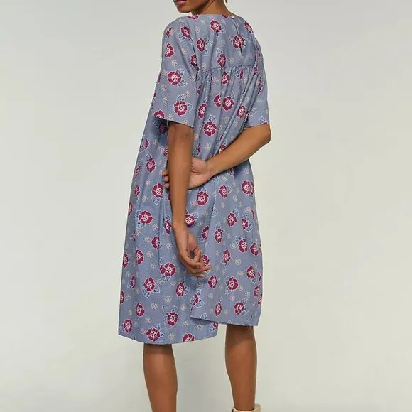 Carleen Boho Floral Tunic Dress