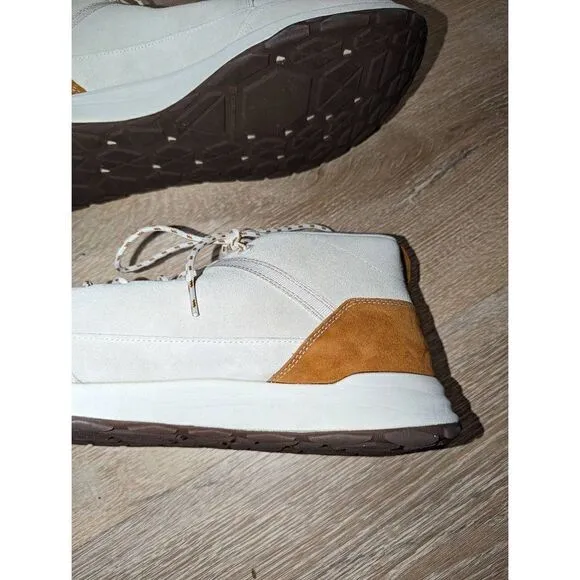 Caterpillar unisex Quest Mid Whitecap Moutons Sneaker White Men's13/Women's 15