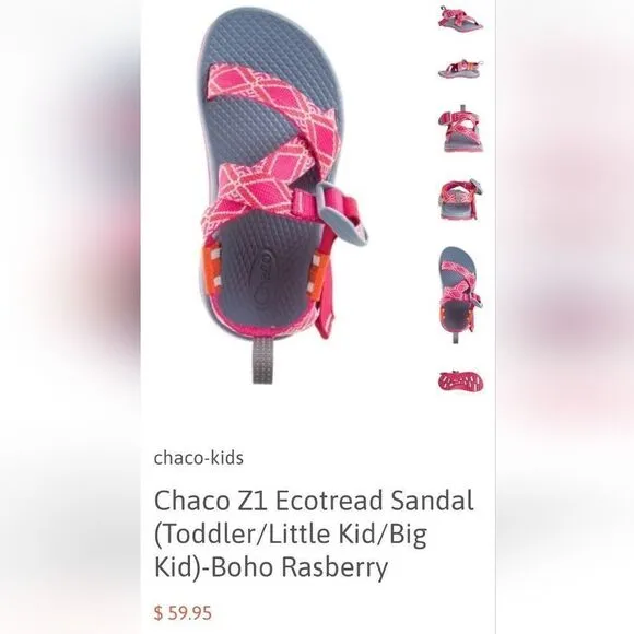 Chaco Z1 Ecotread Sandal - Boho Rasberry