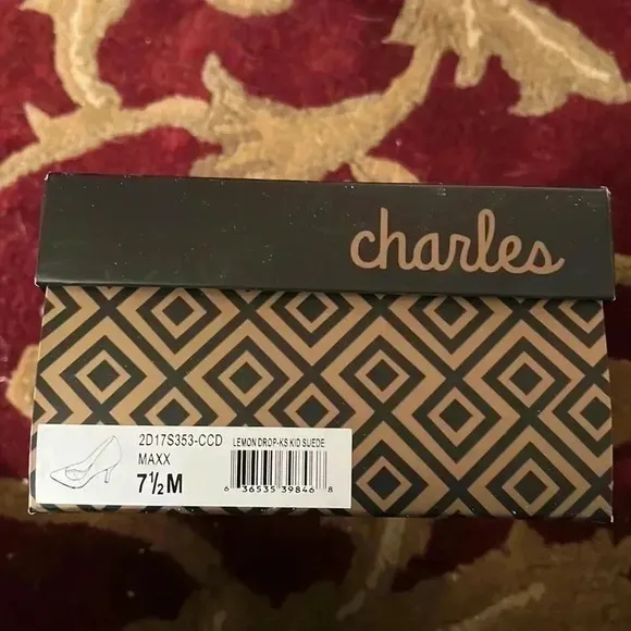 Charles By Charles David Women’s Lemon Drop 4” Pumps Heels Shoes Size 7.5 NWT