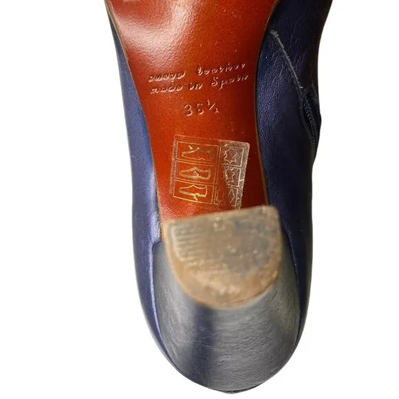 CHIE MIHARA VINTAGE GENUINE LEATHER BOOTS WOMEN'S SIZE 36.5