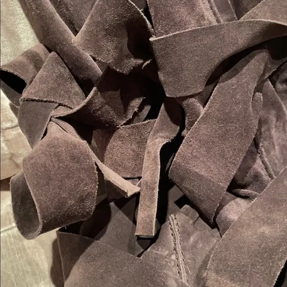 Chloe Grey Suede Boots Size 7