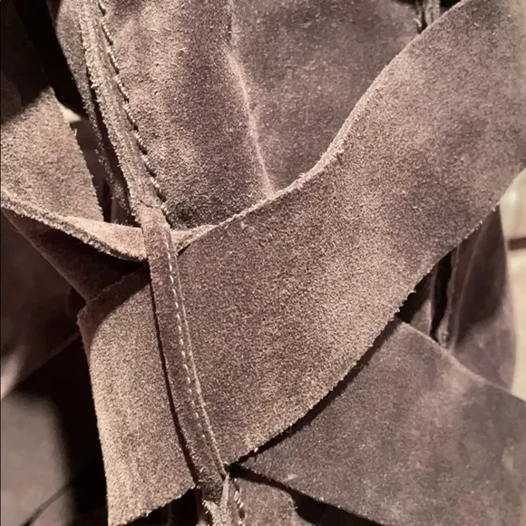Chloe Grey Suede Boots Size 7