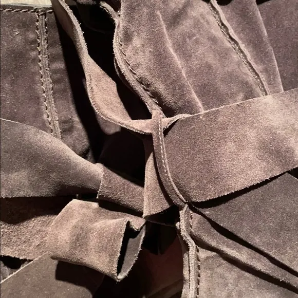 Chloe Grey Suede Boots Size 7