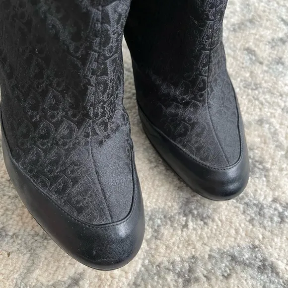 Christian Dior Women’s Black and Silver boots