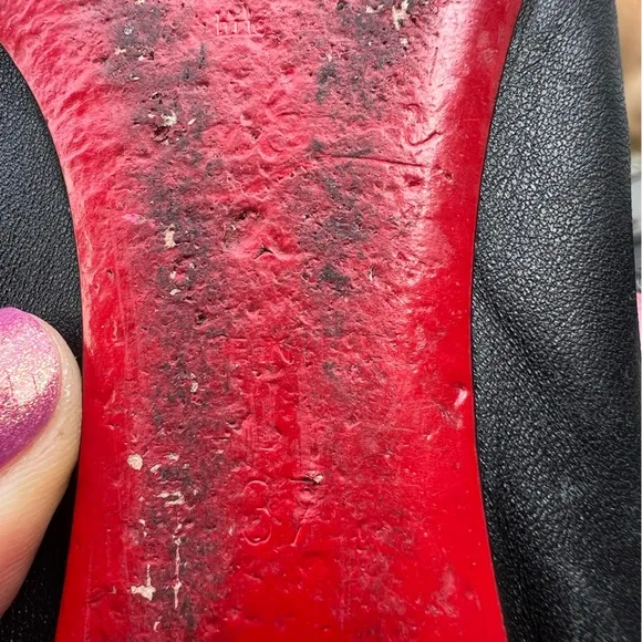 Christian Louboutin Black Flats Timeless Elegance