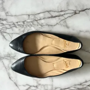 Christian Louboutin Black Flats Timeless Elegance