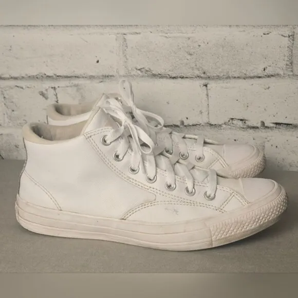 Chuck Taylor All Star Malden Street Faux Leather Mid Top Sneakers