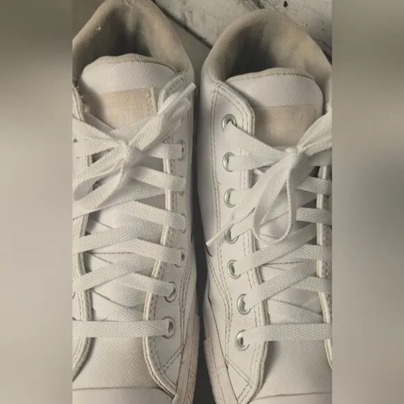 Chuck Taylor All Star Malden Street Faux Leather Mid Top Sneakers