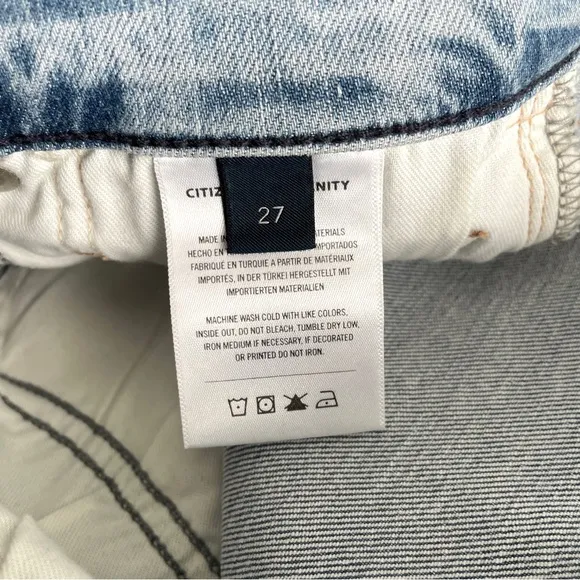 Citizens of Humanity Ella Mid-Rise Crop Slim Jeans in Carmine Size 27