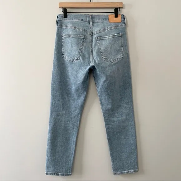 Citizens of Humanity Ella Mid-Rise Crop Slim Jeans in Carmine Size 27
