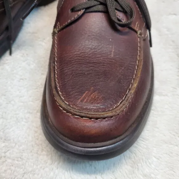 Clarks Brown Bradley Vibe Leather Business Work Office Comfort Shoe Sneaker 10