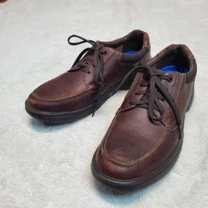 Clarks Brown Bradley Vibe Leather Business Work Office Comfort Shoe Sneaker 10