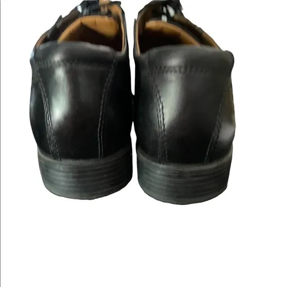 Clark’s Collection Soft Cushion Ortholite Black lace up Dress Shoes