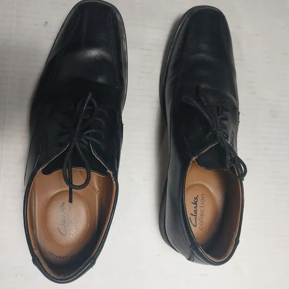 Clarks Men's Black Dress up  Shoes Size 11M