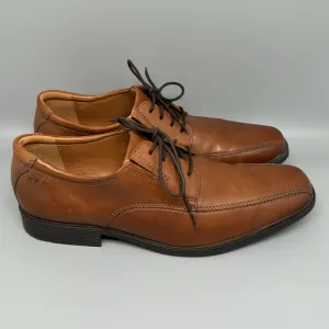 Clarks Tildan Walk Oxford Leather Dress Shoes Men’s Sz 10