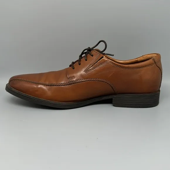 Clarks Tildan Walk Oxford Leather Dress Shoes Men’s Sz 10