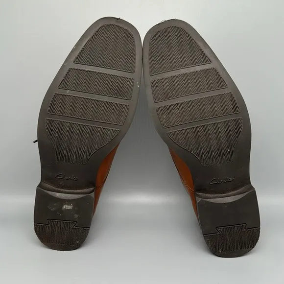 Clarks Tildan Walk Oxford Leather Dress Shoes Men’s Sz 10