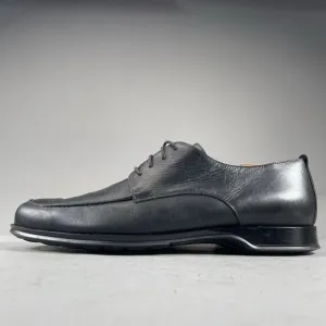 Coach Carleton Men's 10.5 B Black Leather Lace Up Apron Toe Oxford Dress Shoes