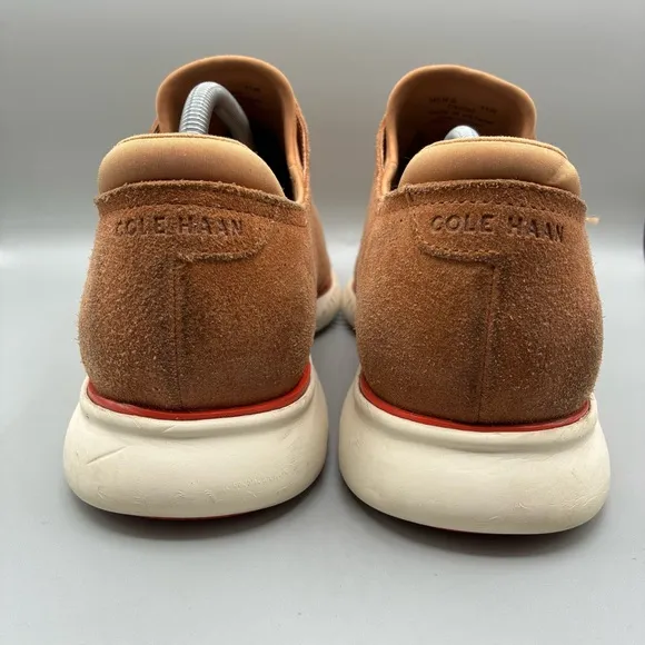 Cole Haan 2.ZEROGRAND Lined Laser Wingtip Oxford Men’s 11 W Brown Suede C35097