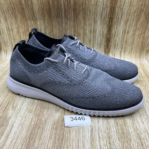 Cole Haan 2.Zerogrand Stitchlite Men's Size 13 M Oxford Grey Dress Shoes C27565