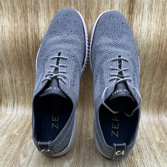 Cole Haan 2.Zerogrand Stitchlite Men's Size 13 M Oxford Grey Dress Shoes C27565