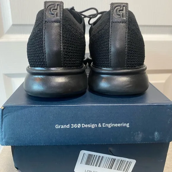 Cole Haan 2.Zerogrand Triple Black Oxfords Mens Size 9.5 Casual Dress Shoes