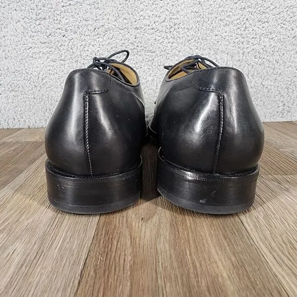 Cole Haan Carter‎ Grand Black Leather Derby Oxfords Men's 15 Lace Up Dress Shoes